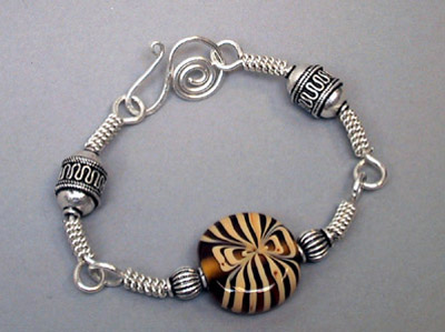 Image of lamp glass bracelet